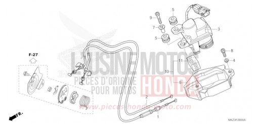 SERVO-MOTEUR CBR600R3R de 2024